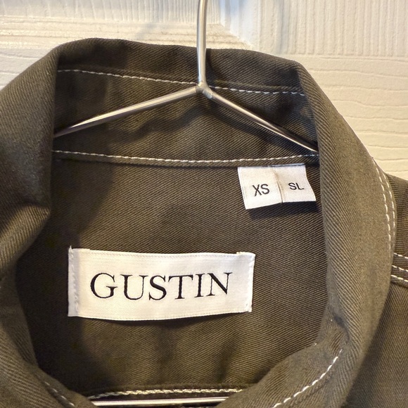 Gustin Green Lightweight Shirt Jacket - Picture 2 of 8